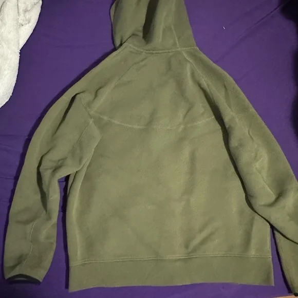 Nike Charcoal and Navy Fleece Hoodie - Picture 7 of 8